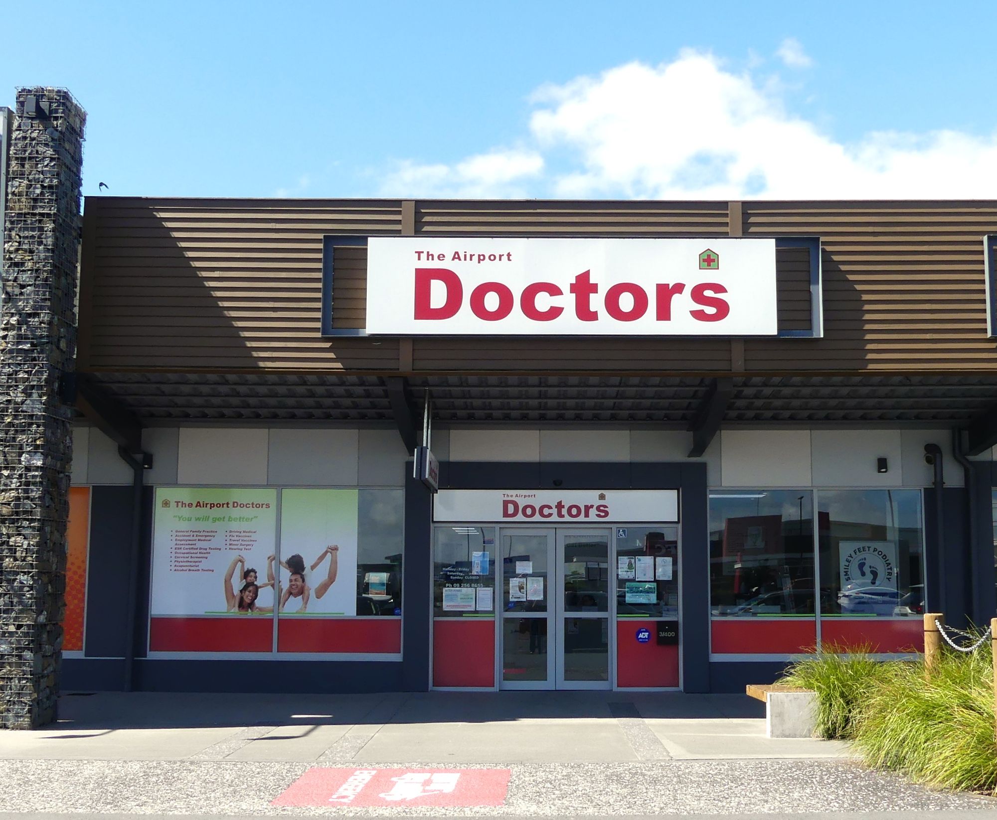The Airport Doctors entrance at the Airport Shopping Centre