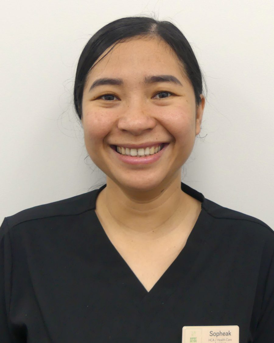 Sopheak, healthcare assistant